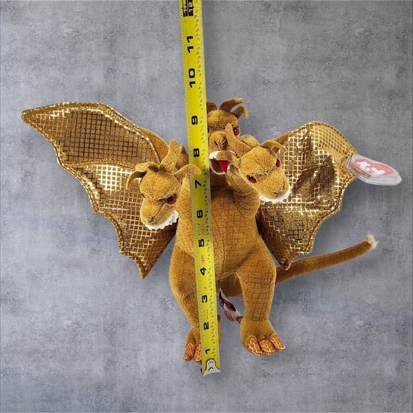 Ty Japan Exclusive King Ghidorah 2001 Godzilla Plush MWMT Toho Tag Protected - Picture 12 of 13